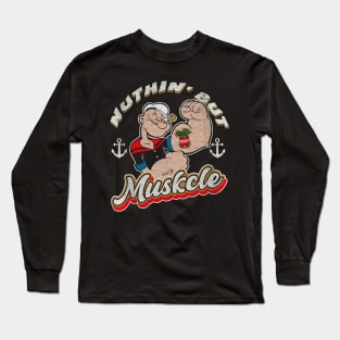 Popeye Nuthin' But Muskcle Dks Long Sleeve T-Shirt